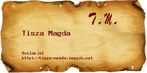 Tisza Magda névjegykártya